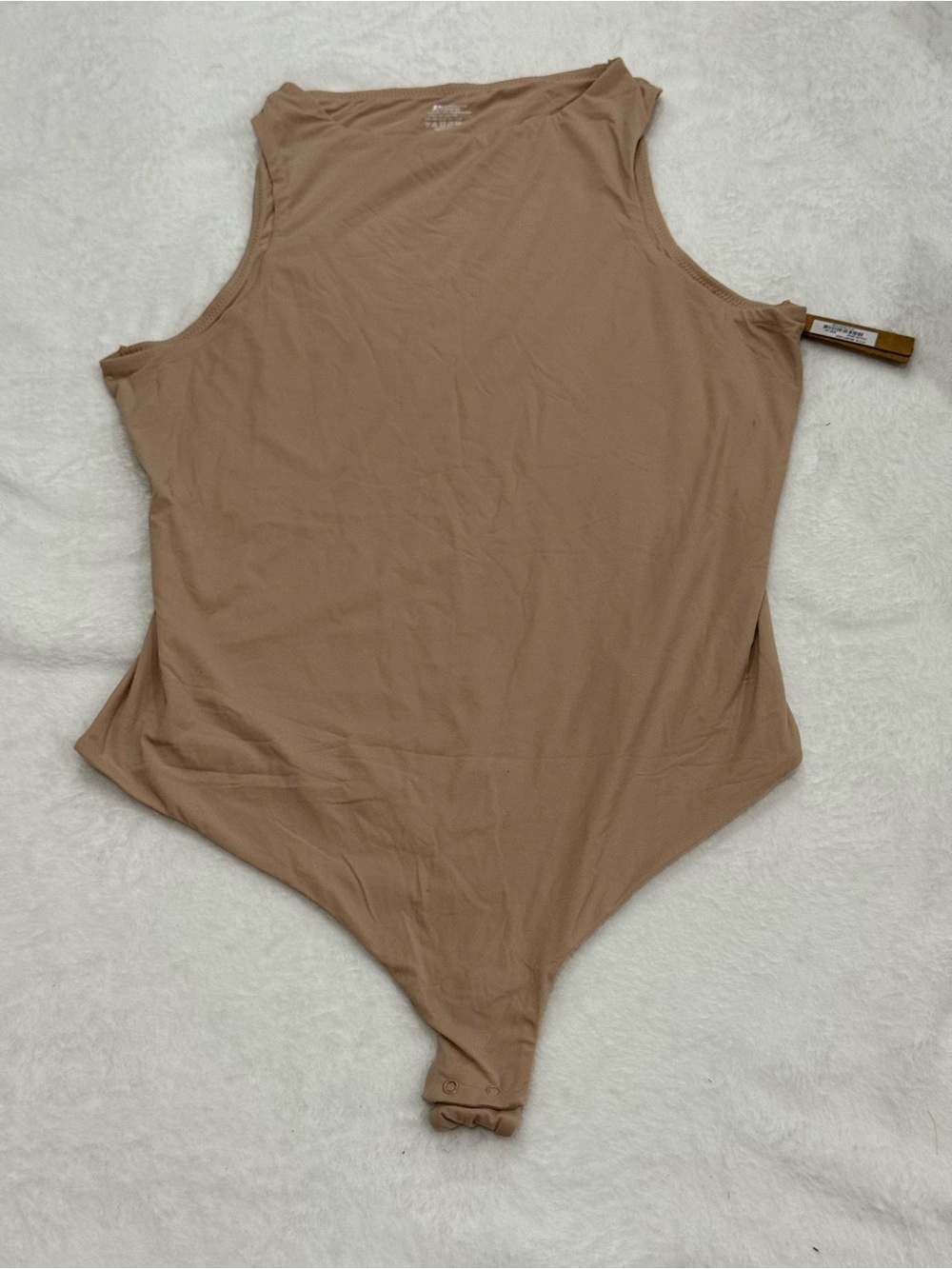 SKIMS  Sleeveless Bodysuit in Tan